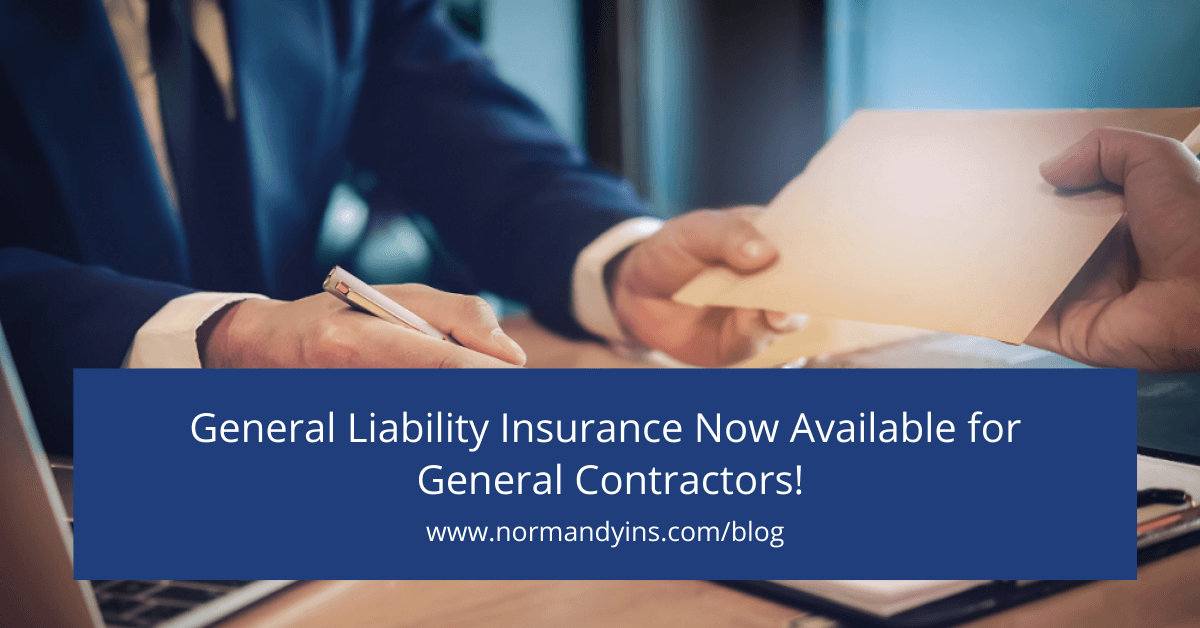 General Liability Insurance Now Available for General Contractors ...